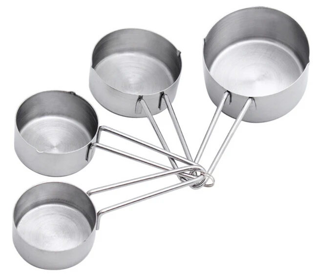 

Kitchenwares Measurement Tools Stainless Steel Mug Measuring Cups for Baking as Kitchen Gadgets #1605