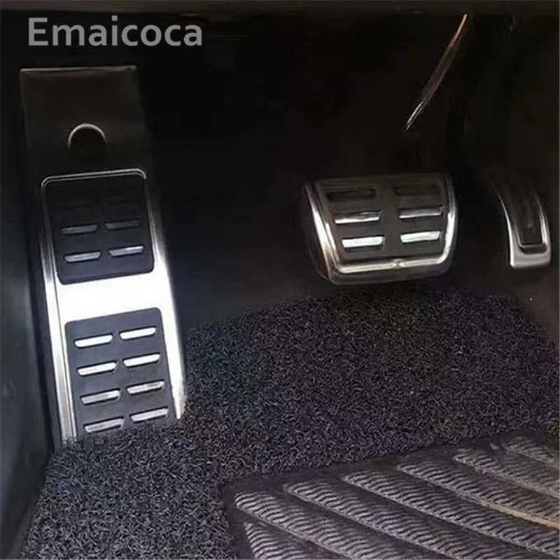Emaicoca стайлинга автомобилей топлива Тормозная Подножка педаль планшетный чехол-накладка для Audi A4 A4L B9 S4 RS4 A5 S5 RS5, автомобильные аксессуары