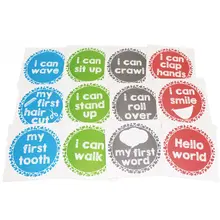 New 12PCS/Set Baby Month Sticker Newborn Photo Prop Stickers 1-12 Months Photo Stickers DIY Scrapbook Album Card Stickers New 12PCS/Set Baby Month Sticker Newborn Photo Prop Stickers 1-12 Months Photo Stickers DIY Scrapbook Album Card Stickers