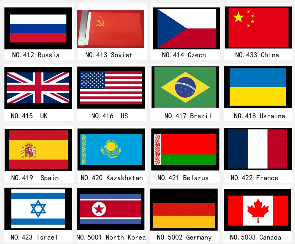 Флаг России, СССР, США, Великобритании, Израиля, Беларуси, Украины, национальный флаг, баннер 21*14 см без флагштока Z413