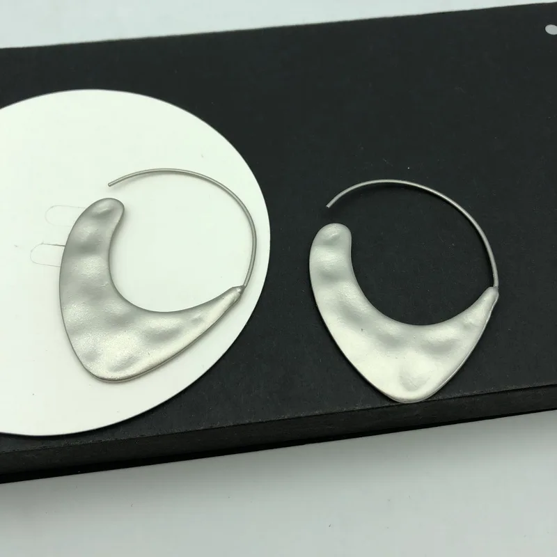 F. J4Z горячие серьги-кольца из металла для женщин фирменный дизайн матовое золото серебро Цвет Висячие Серьги дропшиппинг ювелирные изделия