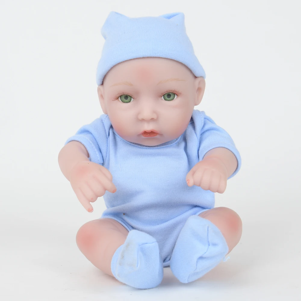 Baby Dolls Lifelike Reborn Baby Doll Action Figure Toys full Silicone Children Toy with Hair