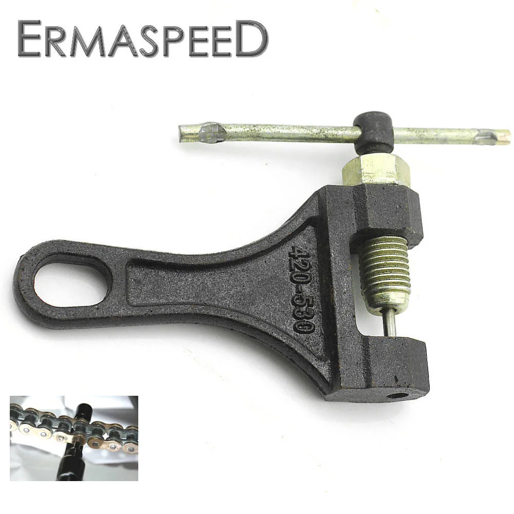 Koop 420 428 520 525 530 Motorfiets Keten Klinkhamer Kettingbreker Verwijder Tool Kit Universal Voor Honda kawasaki Bmw Yamaha Piaggio Ktm