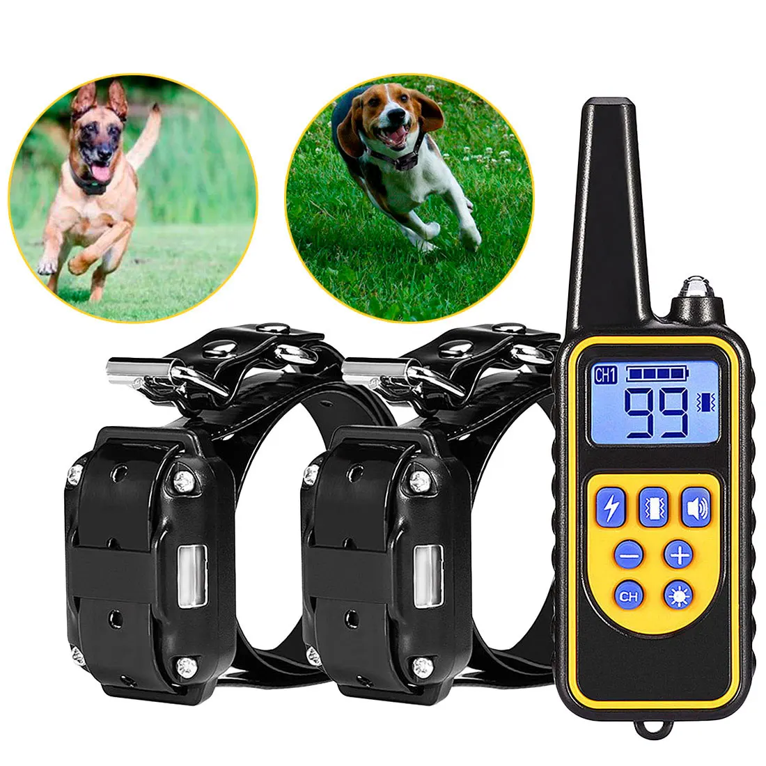 800m Range Bark stop Collars Electric Dog Training Collar Pet Remote