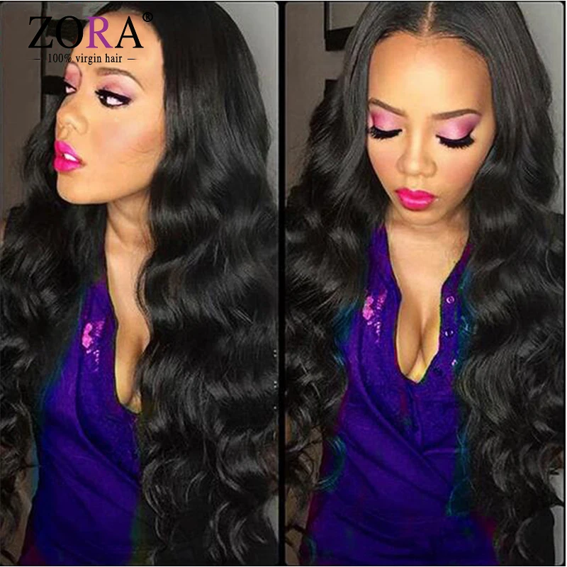 Zora Hair Bundle Deals Brazilian Virgin Hair Body Wave 3 Bundles Natural Color Brazilian Body Wave Hair Weaves Brazilian Hair
