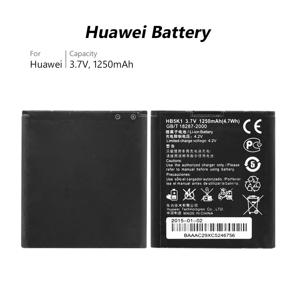 YCDC оригинальная замена новый литий ионный аккумулятор HB5K1 для huawei Ascend Y201 M865 M866