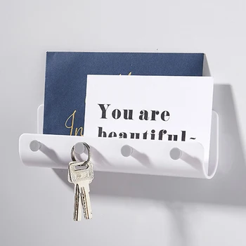 

Bathroom Housekeeper Wall Mounted Magnetic Key Holders Storage Organizer Coat Hook Holder Decorative Wall Hanger Home decoration