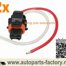 Longyue 2 шт. 11613 2 провода генератор Пигтейл Разъем подходит DELCO DR44G 2005-09 CHEV, CAD 8"
