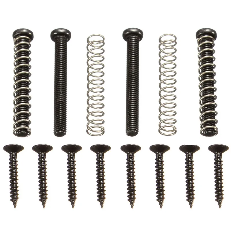 Wholesale 4 Guitar Humbucking Pickup Mounting Screw + 8 Ring Frame