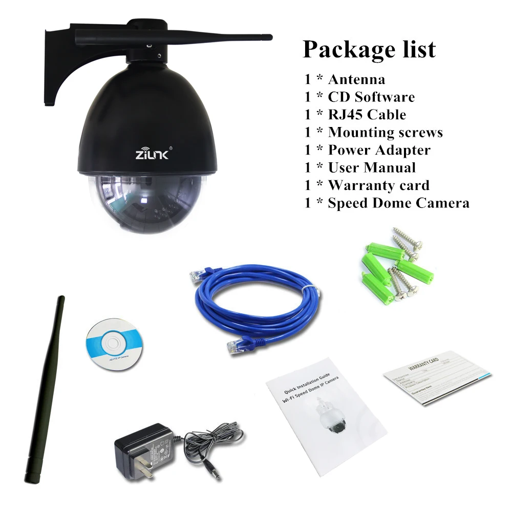 ZILNK DH46H 5xZOOM PTZ IP CAMERA OUTDOOR WATERPROOF DETAILS (6)