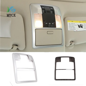 

New ABS Matte Silver Car Roof Reading Lamp Frame Trim For Toyota Land Cruiser Prado FJ150 150 2010-2018