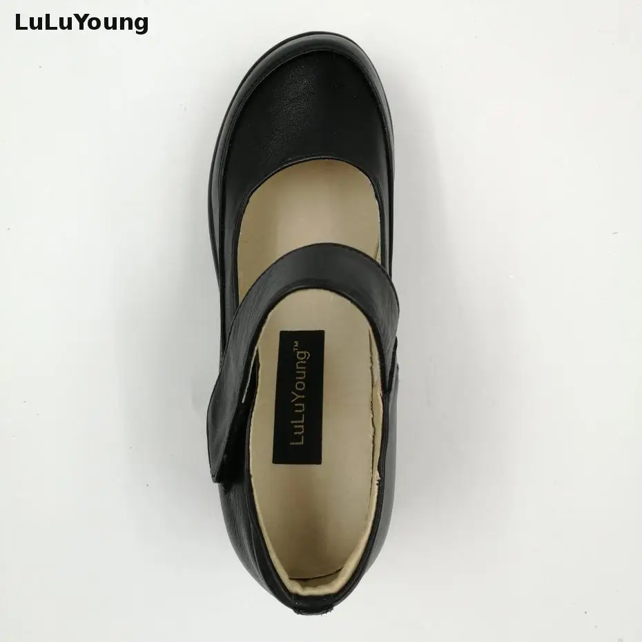 Cales Talons Chaussures Pompes forme Femme À Pour Plate Beige Véritable Cuir Sy noir 2009 En Hauts F1wBqqzT
