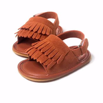 

New 1Pair Floral Double Tassel PU Leather Baby Moccasins Child Summer Girl Toddler shoes Infant Sneaker Baby Gift