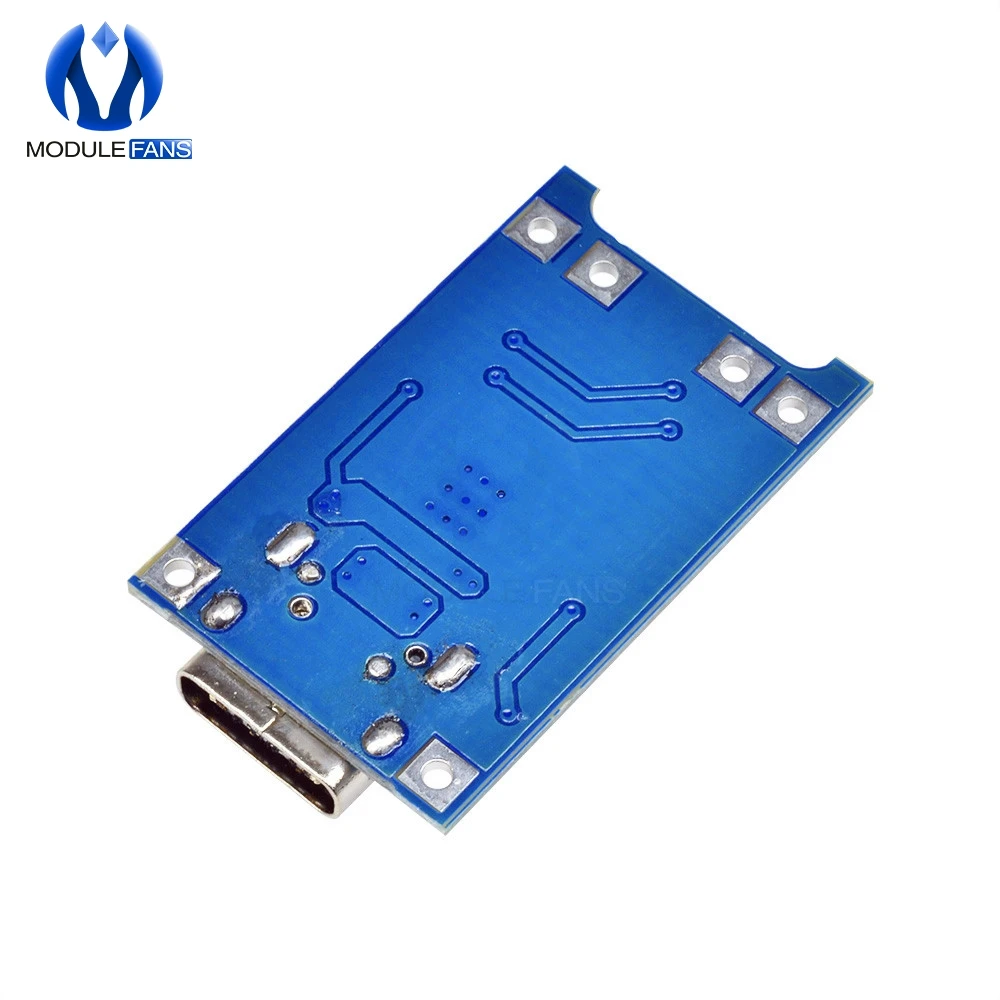 5PCS TP4056 Type-c USB 5V 1A 18650 Lithium Battery Charger Li-ion Module Charge Board With Protection Dual Functions