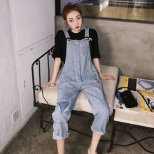 Дешевая новинка осень зима горячая распродажа женские модные повседневные джинсовые брюки BP48