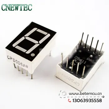 

CPS05611AR Common Cathode 1Bit Digital Tube 7 segment 0.56" Red LED Display 10PCS/LOT