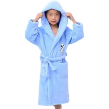 Махровый Халат, детские купальные халаты с капюшоном, одежда для сна для мальчиков и девочек, длинные халаты, Roupao, плотные, белые, синие, розовые пижамы, банный халат для отеля