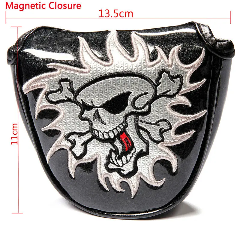 Siranlive Golf Multi-colors Skull Head Cover Putter Cover with Magnetic Closure Golf Headcover Free Shipping Siranlive Golf Multi-colors Skull Head Cover Putter Cover with Magnetic Closure Golf Headcover Free Shipping