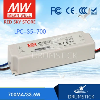 

Steady MEAN WELL LPC-35-700 48V 700mA meanwell LPC-35 48V 33.6W Single Output LED Switching Power Supply
