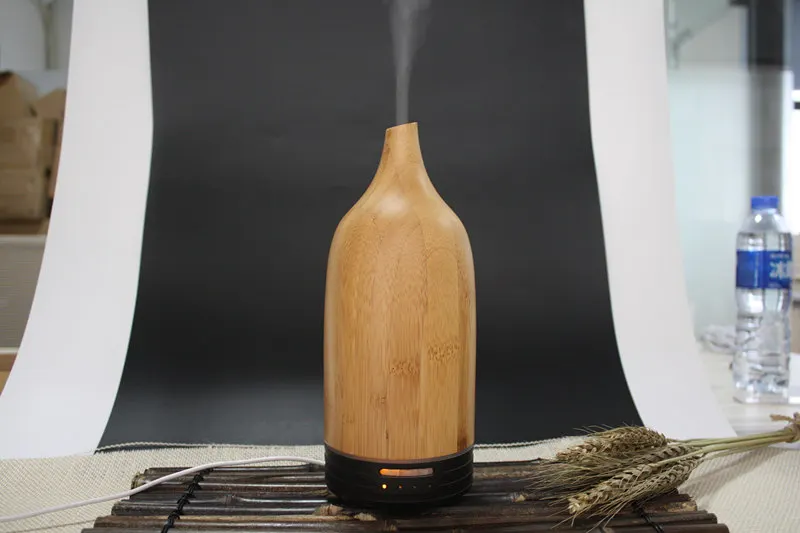 

VVPEC 100ml Trendy New Design wood Aroma Diffuser Essential Oil Air Humidifier for Home Decor
