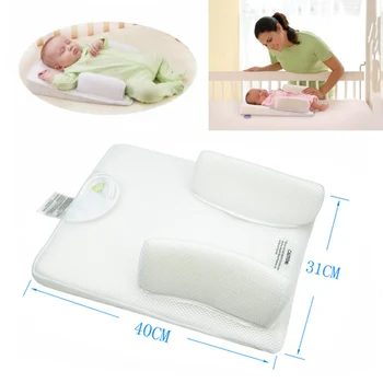 

2019 Baby Anti-Roll Pillow Infant Sleep Prevent Flat Head Positioner Pillow Newborn Vent Safe Sleeping Nursing Pillow Party Gift