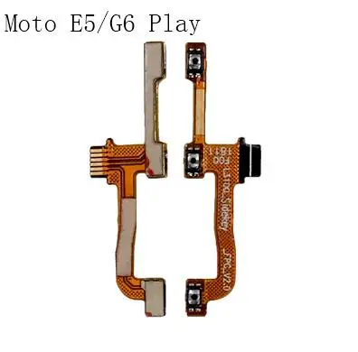 Для Motorola Moto m/E3 E4 E5/E5 Plus G5/G5 Plus G6/G6 Plus клавиша включения питания+ кнопка регулировки громкости шлейф запасные части