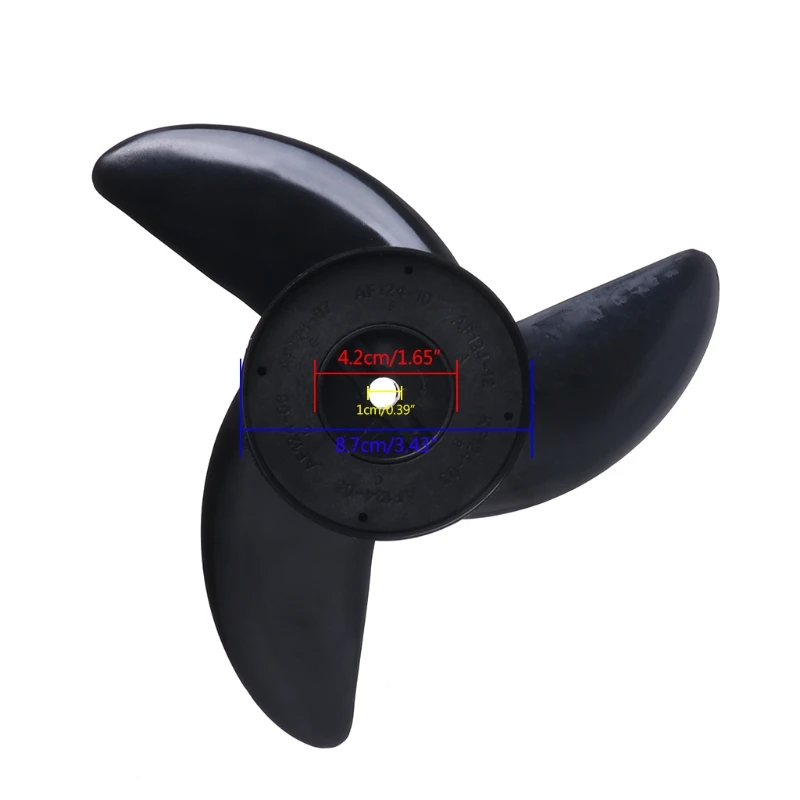 New Useful 3 Blades cheap Motor Boat accessories marine Propellers Electric Engine Outboard Motors For Haibo ET34 ET44 ET54