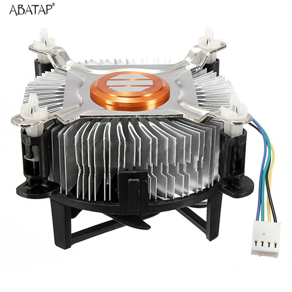 

High Quality Aluminum Material CPU Cooling Fan Intel CPU Cooler For Computer PC Quiet Silent Cooling Fan For 775/1155/1156