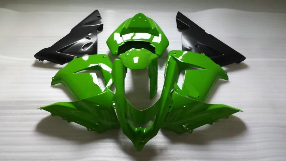 카와사키 닌자 ZX10R 2004 2005 ZX10R 04 05 zx10r 블루 블랙 사출 금형 페어링 세트 + 7 선물 SF01 용 오토바이 페어링 키트