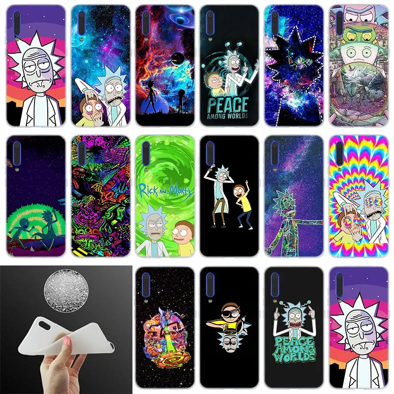 

Silicone Phone Case rick and morty For Xiaomi 9 se 8 lite 6X 5X Mi a1 a2 A3 Lite f1 Max 3 redmi 7a Note 7 pro 6 5 go Cover