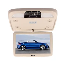 Бежевый 12 Дюймов Сальто Вниз TFT LCD Монитор С MP5 Player Автомобильный Потолочный Мониторы MP5 Игрок