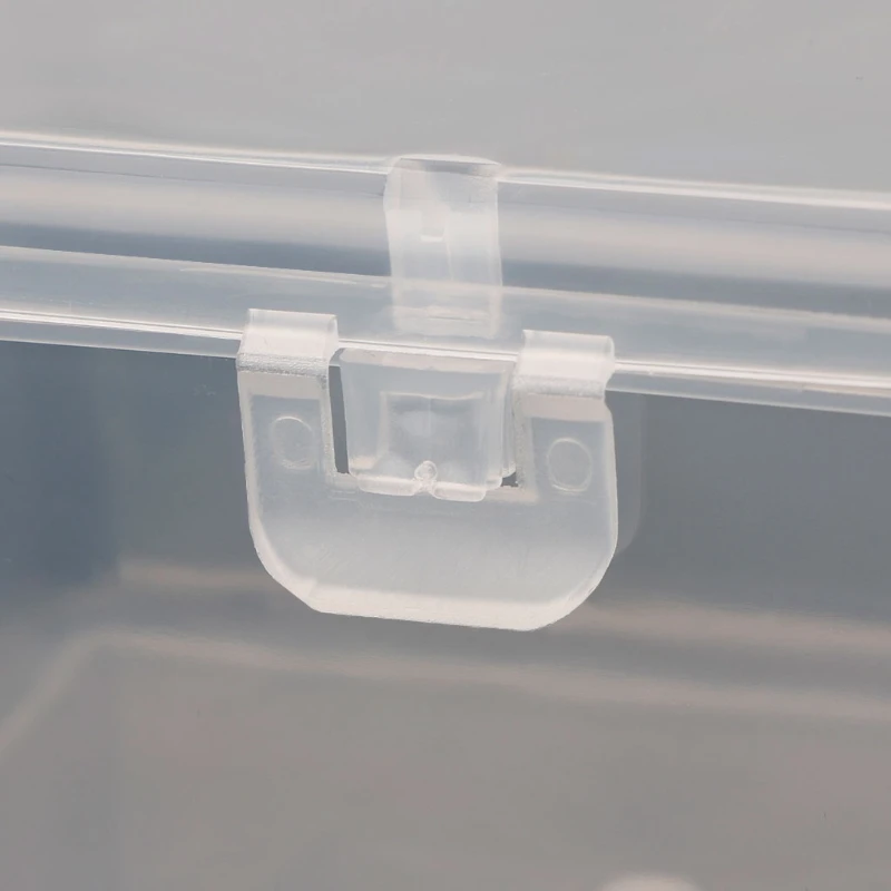 Маленькая прозрачная коробка для хранения карт комплектующие микросхемы Чехол держатель ювелирных изделий Органайзер электронные компоненты аксессуары контейнер для инструментов