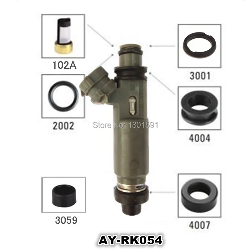 40 шт./компл. ремонтные наборы деталей топливной форсунки для Mazda Familia 323 FP 1,6 насадка для OEM MD332733 195500-3170(AY-RK102