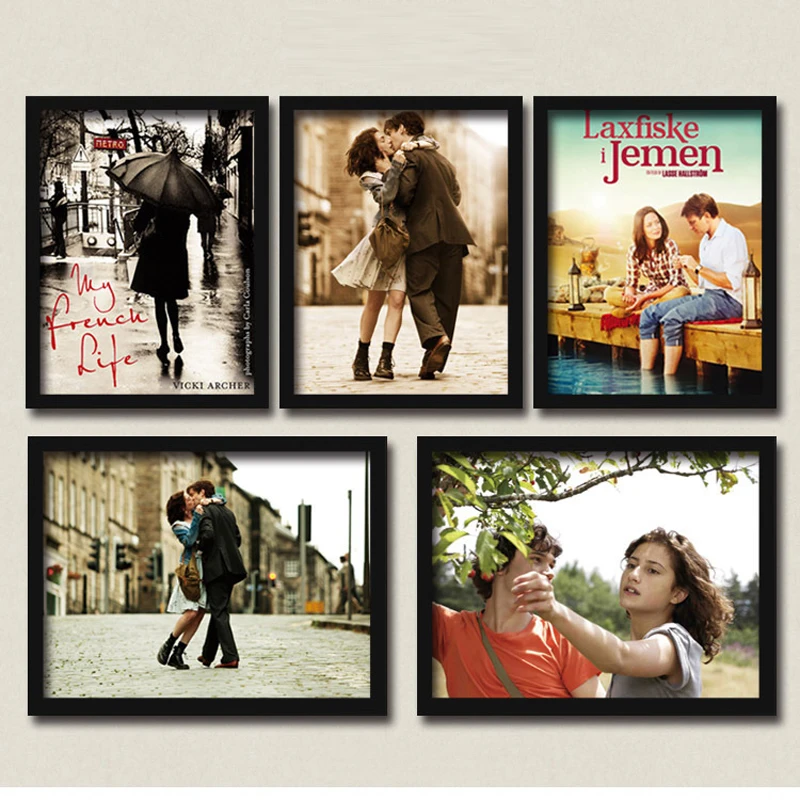 Modern Wall Art Canvas Printed Retro Movie Canvas Painting A4 Poster