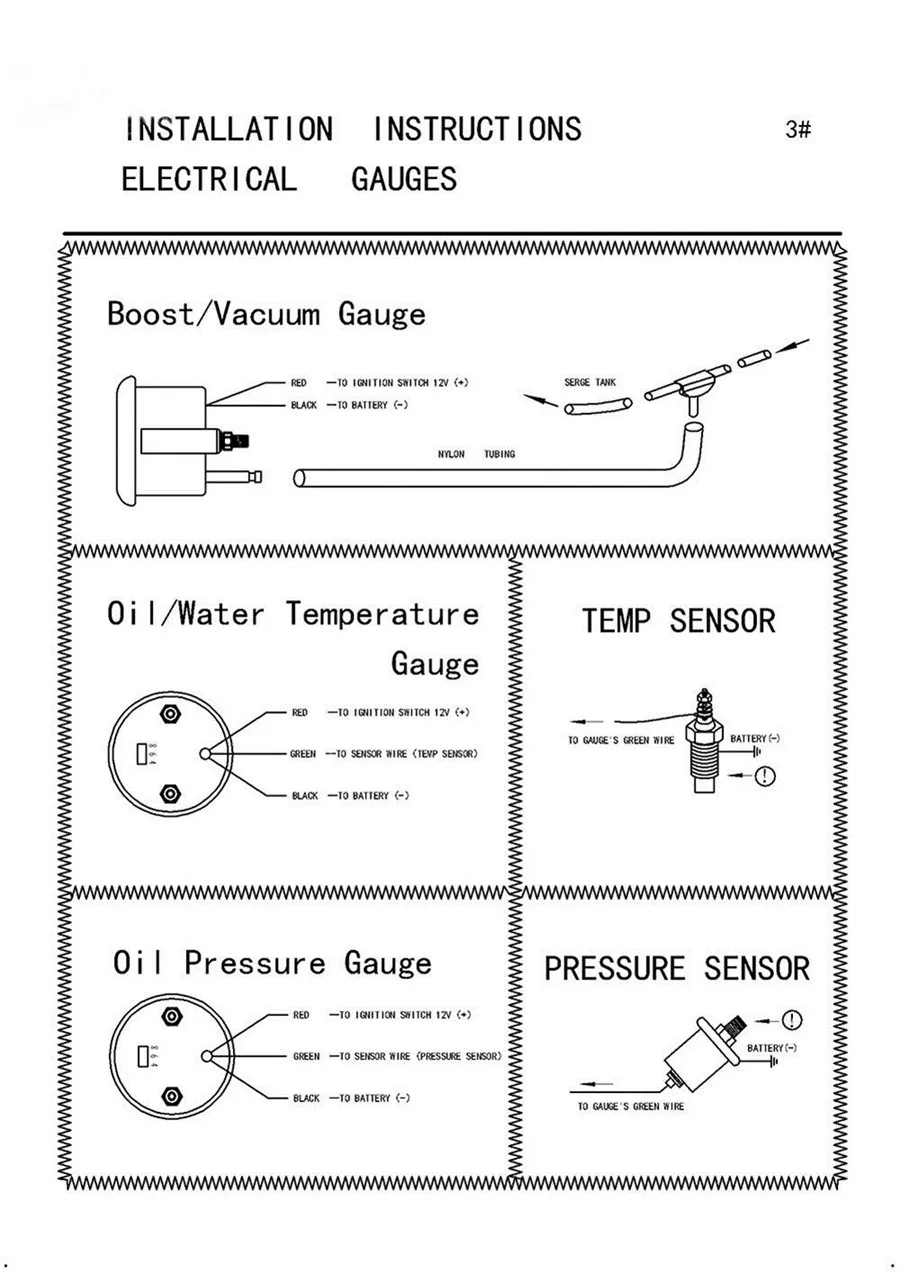 " 52 мм Автомобильный Универсальный турбо Boost Gauge Meter Kit Дым Лен светодиодный 35 Psi 12V