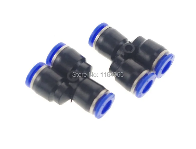 5pcs Pneumatic Push in Fitting Equal Y Connectors 12mm | Обустройство дома