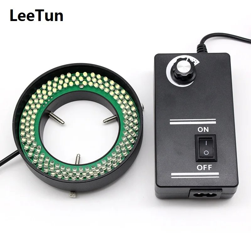 

Microscope Vision Light Source LED Ring Light 144 Lamp Bead Metal Head Inner Diameter 61 mm for Industrial Detection