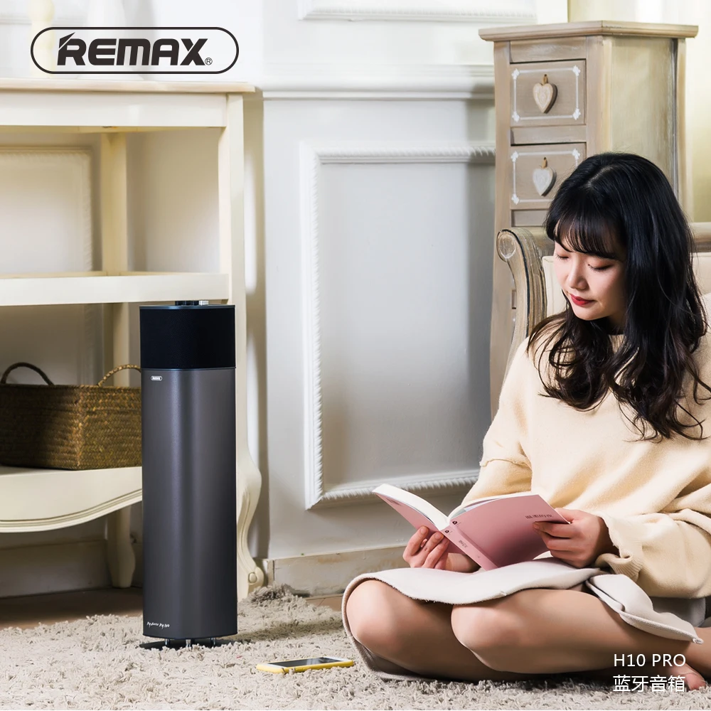 

Remax TWS True Wireless Stereo HIFI Bluetooth Speaker Manually Adjust The EQ function DSP Sound Processing Chip 3D Digital Sound