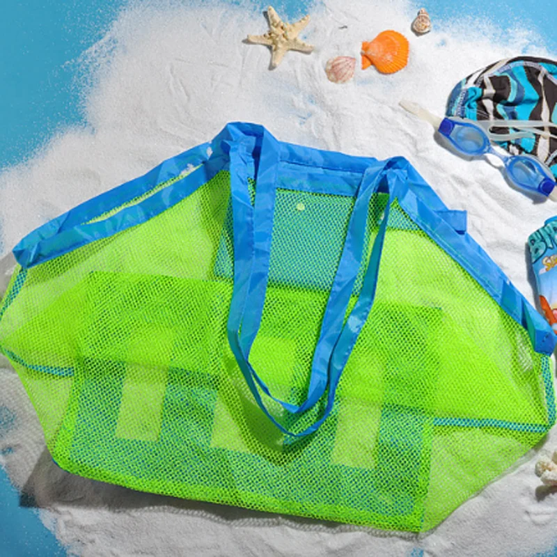 1 шт. пластик принять сетчатый мешок сети посылка быстро Сумки на открытом воздухе пляж игрушки для песка для детей забавные детские