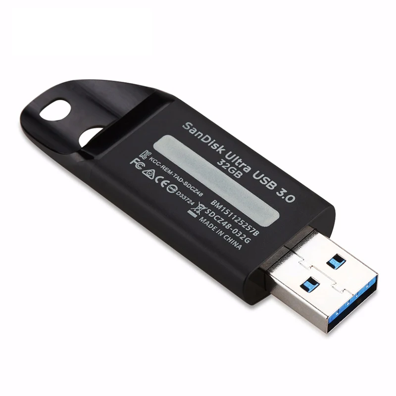 Двойной Флеш накопитель SanDisk USB флэш Ultra CZ48 U диск 256 ГБ 100 МБ/с. USB3.0 палка ручной