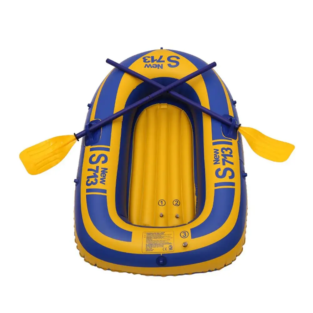 

Thick Inflatable Boat Dinghy Maximum Load 80KG Single PVC Film Material Leak-proof Inflatable Boat Kayaking For Fishing New