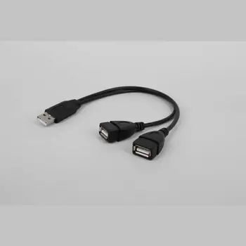 

2 in 1 Usb2.0 extension cable male to female USB data cable charging cable for hard disk network card connection