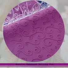 Вихревой акриловый текстурированный штифт для украшения торта