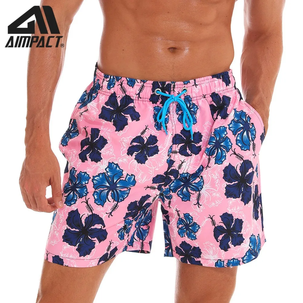 flower swim trunks