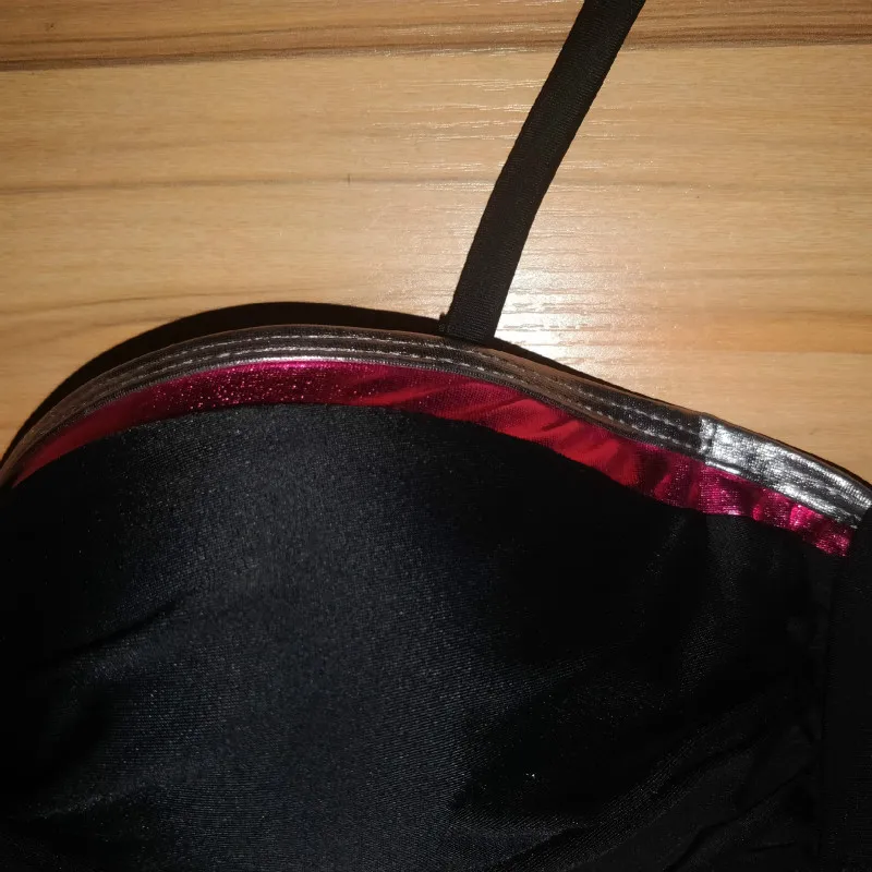 biquíni separado sexy sólido peito atado micro