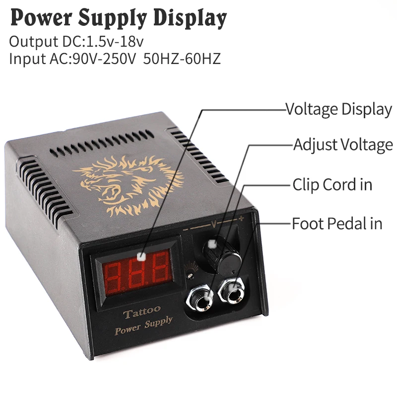 Профессиональный цифровой ЖК-источник питания для татуажа, высокое качество, источник питания для татуажа,, Liner Shader
