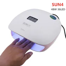 48 Вт УФ светодиодный светильник для ногтей с 36 шт. светодиодный s для маникюра гель сушилка лампа для полировки ногтей 10 s/30 s/60 s/99 s Авто сенсор инструменты для ногтей