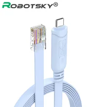 Robotsky Универсальный USB 3,1 Тип C RJ45 конвертер Тип usb-C rj45 сетевая карта кабель для Macbook маршрутизатор коммутатор