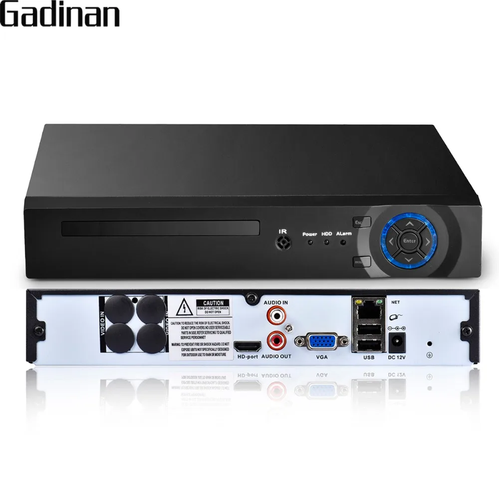 

GADINAN 25CH 5MP IP Camera CCTV NVR Security H.265 Network Video Recorder Support HDMI VGA 4K Output FTP 3G WIFI XMeye Cloud