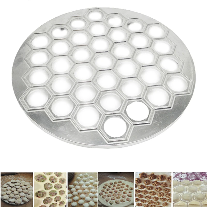 1 Pcs 37 Holes Dumpling Mould Dumplings Maker Ravioli Aluminum Mold Pelmeni Make Pastry Kitchen DIY Tools JiaoZi Making Tool